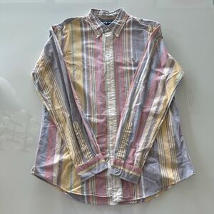 Ralph Lauren Pastel Striped Button Down Shirt